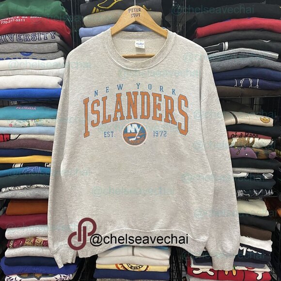 Vintage New York Islanders Hockey Sweatshirt, Retro New York Islanders NHL Shirt - Picture 1 of 2